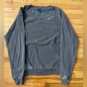 Stateside Sweater with lace detail